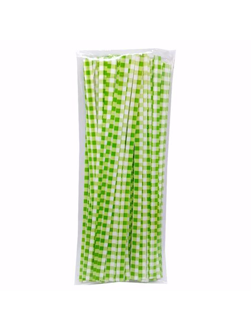 Fecho Prático Xadrez Verde 4mmx11cm c/100