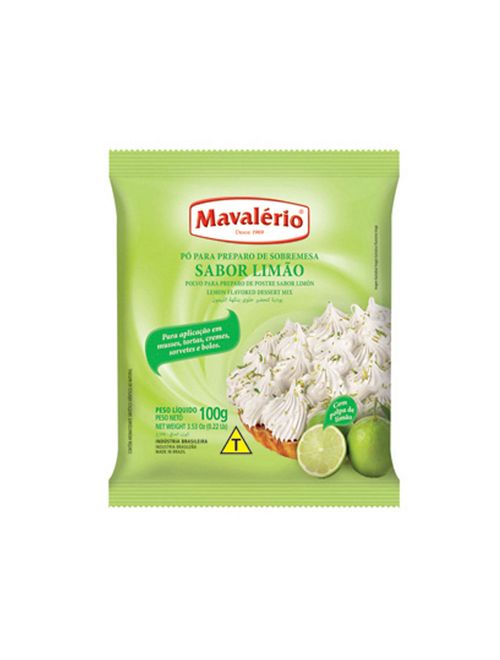 Pó para Sobremesa Limão 100g - Mavalério