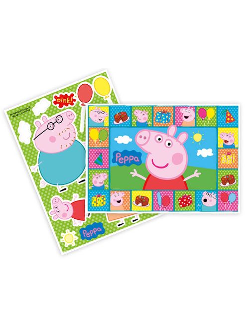 Peppa Pig Kit Decorado para Parede 4 partes - Regina