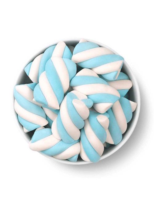 Marshmallow Twist Azul Branco 250g - Docile