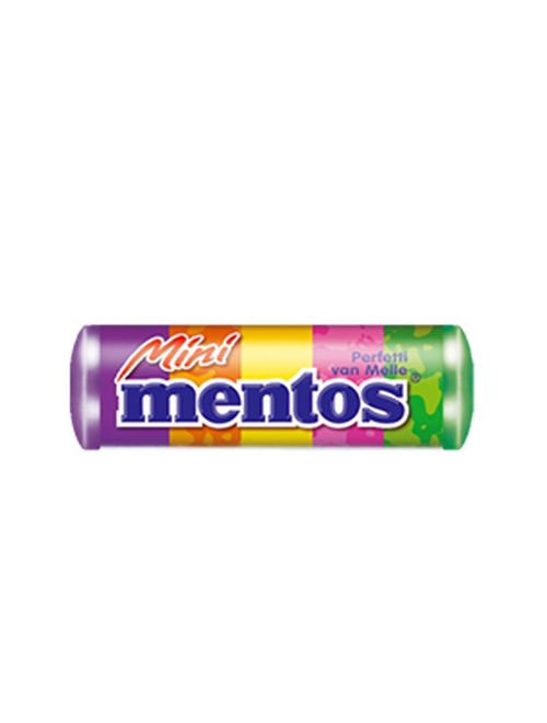 Bala Mentos Mini Stick Rainbow c/16 - Perfetti
