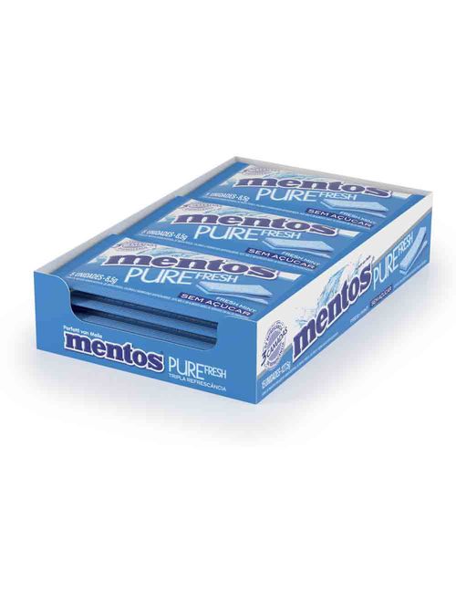 Chiclete Mentos Pure 3Fresh Mint c/15 - Perfetti
