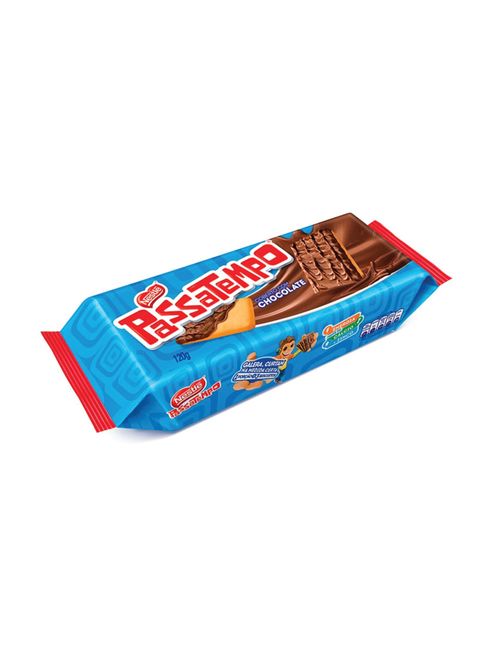 Biscoito Passatempo Recheado Coberto Chocolate 120g - Nestlé
