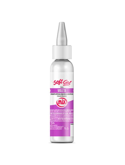 Corante Soft Gel Violeta 25g - Mix