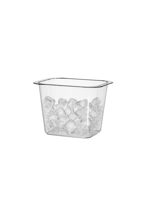 Balde de Gelo Acrílico Cristal Pequeno 4,8L - Três Triângulos