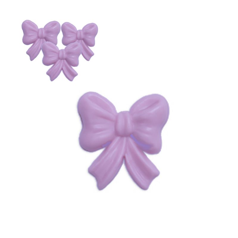 Aplique-Lacinho-Acrilico-Lilas-c-10---Florbras
