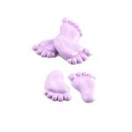 Aplique-Mini-Pezinho-Acrilico-Lilas-c-10---Florbras