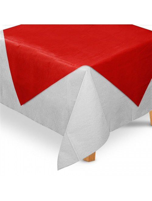 Toalha Quadrada TNT Vermelho 80x80cm c/5 - Best Fest