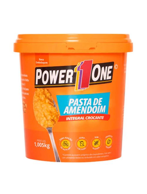 Pasta Amendoim Integral Crocante Power One 1,005kg - Nut