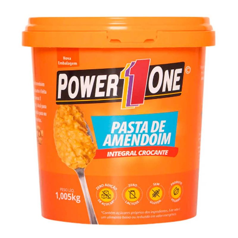 Pasta-Amendoim-Integral-Crocante-Power-One-1005kg---Nut