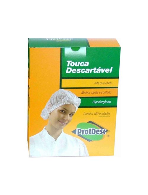 Touca Descartável C/100 - Protdesc