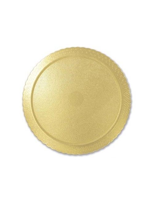 Prato Plano Cake Board Ouro Redondo 28cm - Ultrafest
