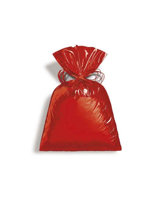 Saco Metalizado Liso 15x21 Vermelho c/50 - Packpel