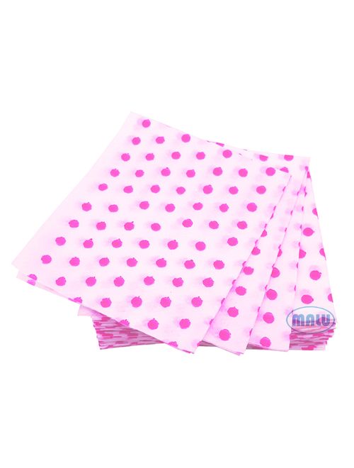 Guardanapo 20x21 Poá Pink c/50 - Luigi