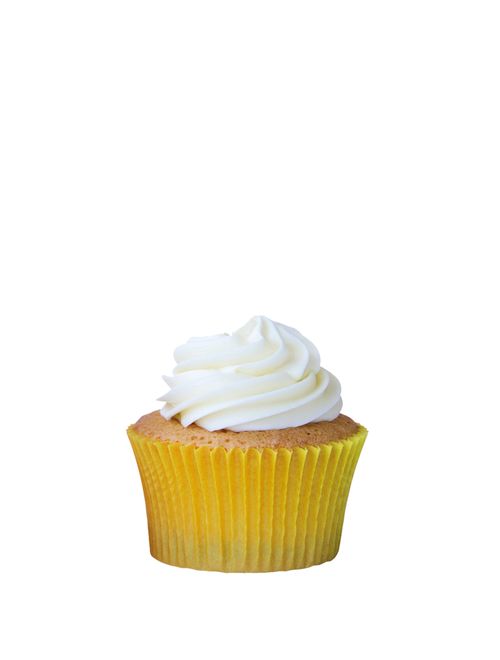 Forminha Mini Cupcake Impermeável Amarelo Girassol c/45 - Mago
