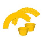 Mini-Wrappers-Cupcake-Amarelo-c-12---Ultrafest