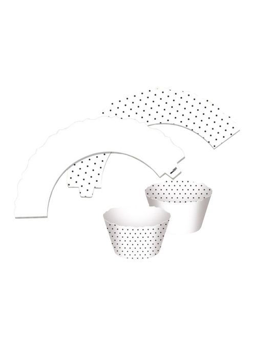 Mini Wrappers Cupcake Branco c/12 - Ultrafest