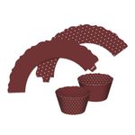 Mini-Wrappers-Cupcake-Marrom-c-12---Ultrafest
