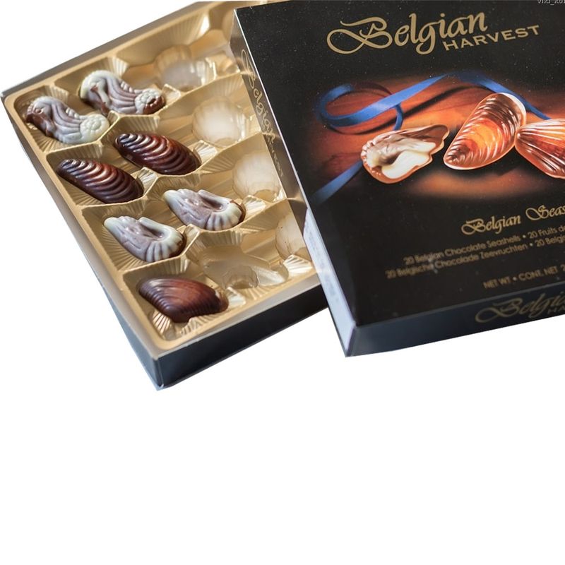 Bombom-Chocolate-Sortido-Seashells-195g---Belgian-Harvest