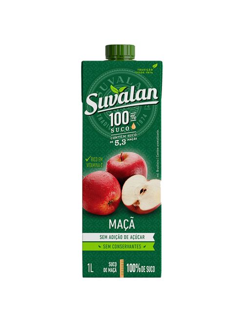 Suco de Maçã 100% 1L - Suvalan