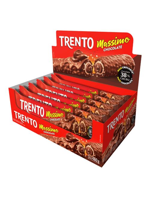 Chocolate Trento Massimo 38% Cacau c/16 - Peccin