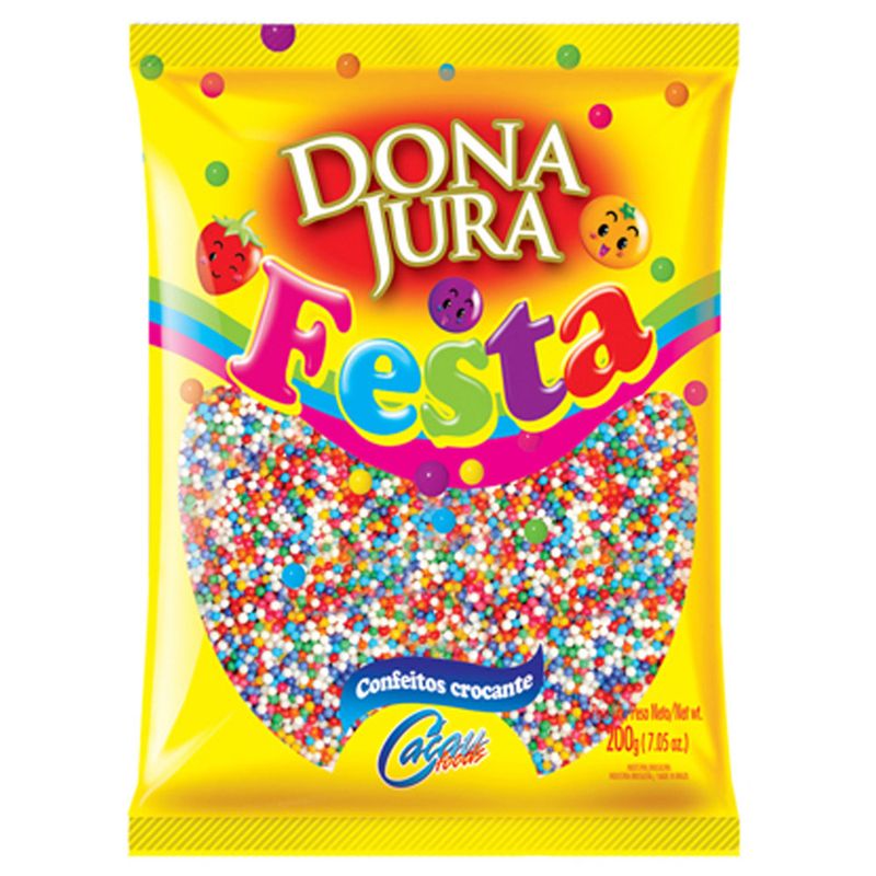 Confeito-Crocante-Colorido-Dona-Jura-200g---Cacau-Foods