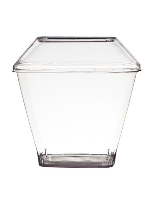 Pote com Tampa 180ml c/10 - Strawplast