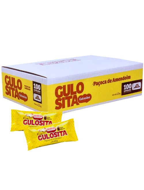Paçoca Rolha Embrulhada c/100 - Gulosina