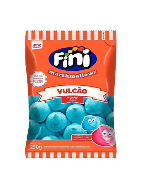 Marshmallow Vulcão Azul 250g - Fini