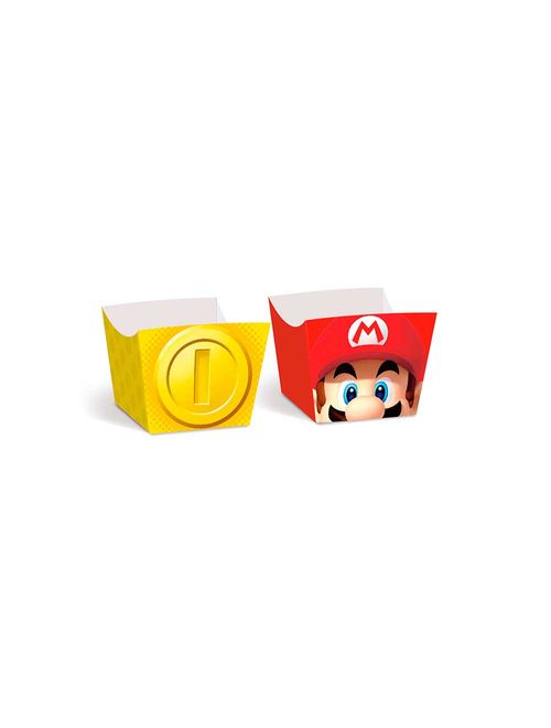 Super Mario Mini Forminha Para Doces c/36 - Cromus