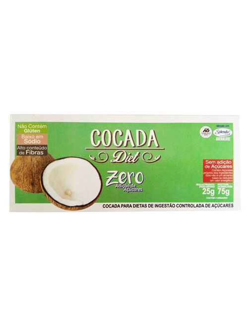 Cocada Diet Zero 75g - Hué