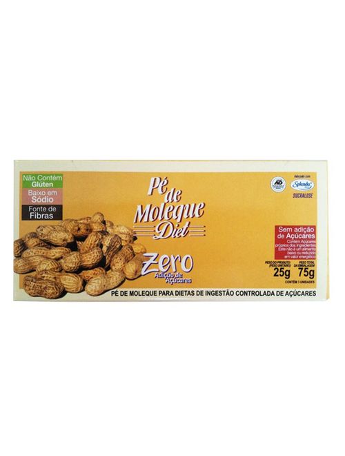 Pé de Moleque Diet Zero 75g - Hué