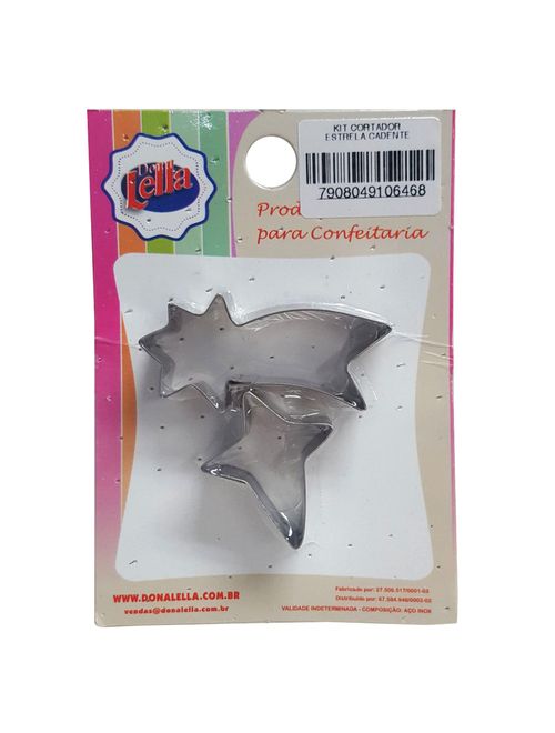 Cortador Inox Kit Estrela Cadente c/2 - Dona Lella