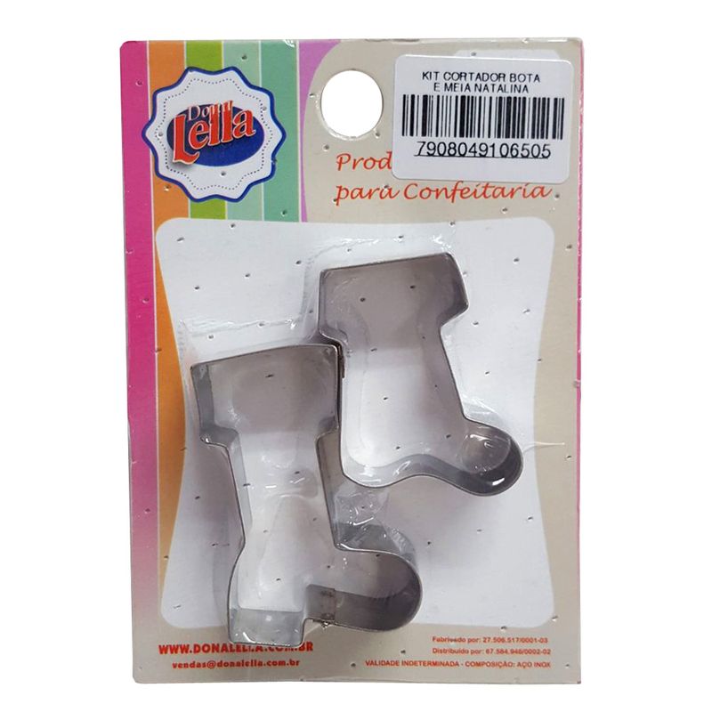 Cortador-Inox-Kit-Bota-e-Meia-Natal---Dona-Lella
