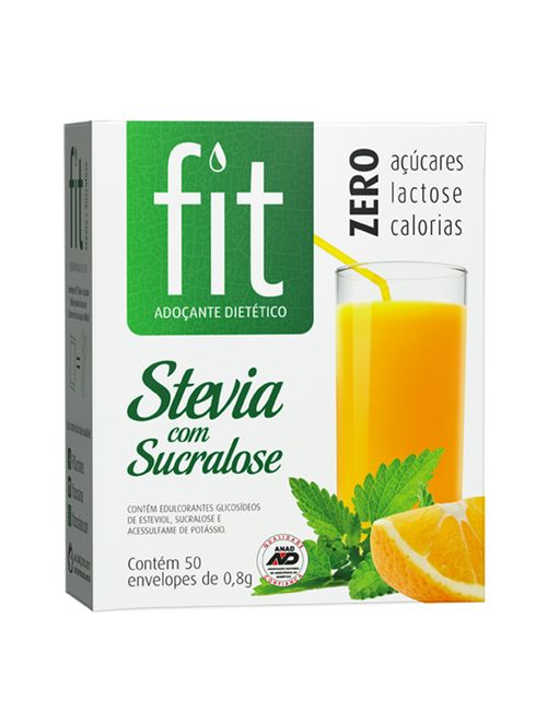 Adoçante Diet Fit Sachê c/50 - Stevita