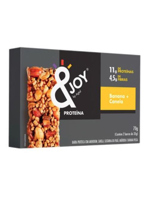 Barra Mixed Nuts Banana e Canela 30g c/2 - Agtal &Joy