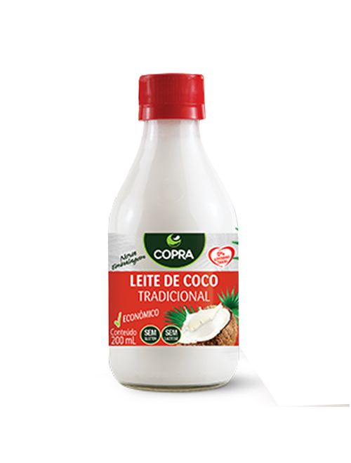 Leite de Coco Tradicional 200ml - Copra
