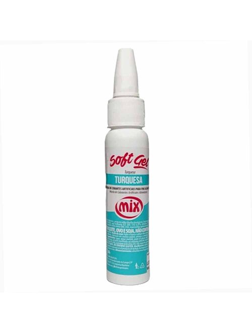 Corante Soft Gel Turquesa 25g - Mix