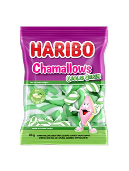Marshmallow Chamallows Cables Verde 80g - Haribo