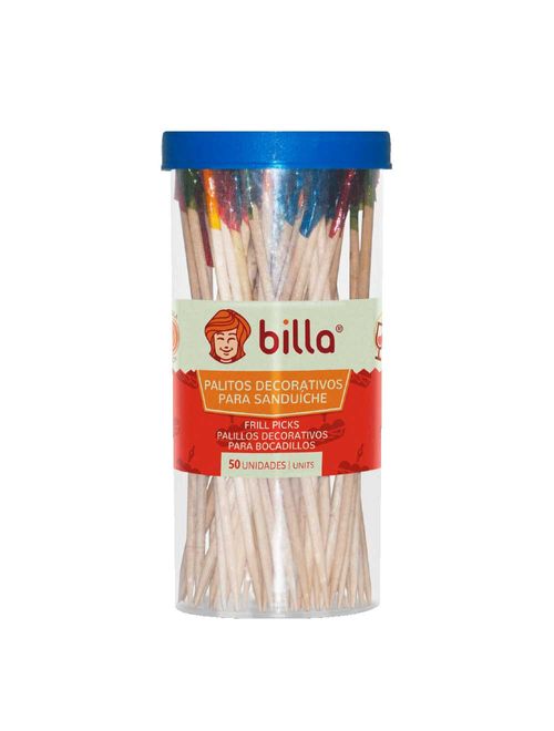 Palito Decorativos Para Sanduíches C/50 - Billa