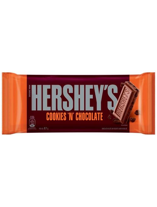 Tablete de Chocolate Cookies n Chocolate 87g - Hersheys
