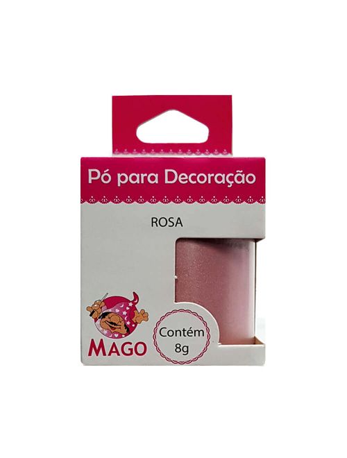 Pó p/ Decoração Rosa 8g - Mago