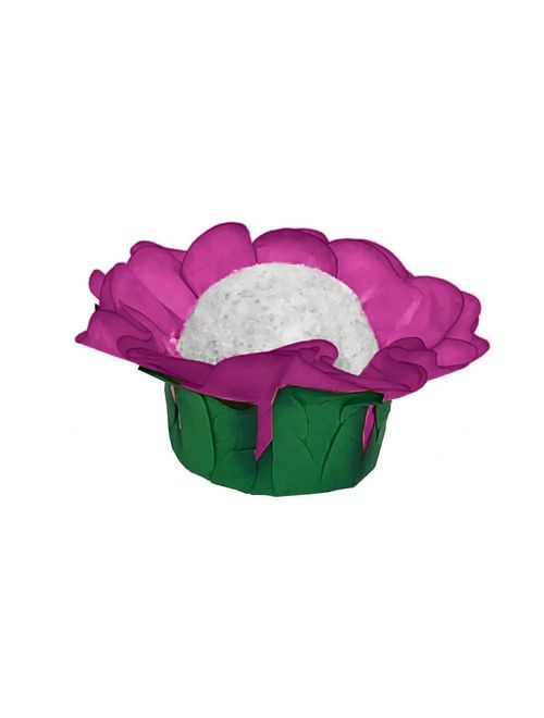 Forminha para Casamento Flor Jasmim Pink c/24 - Dafesta