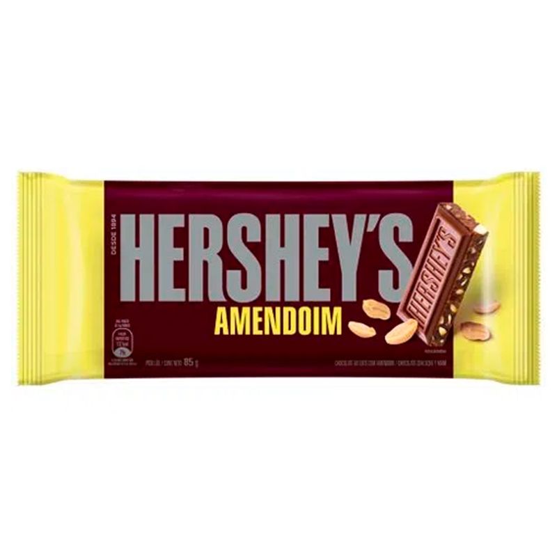 Tablete-Chocolate-Ao-Leite-com-Amendoim-85g---Hersheys