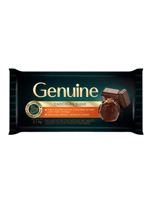 Barra de Chocolate Genuine Blend 2,1kg - Cargill