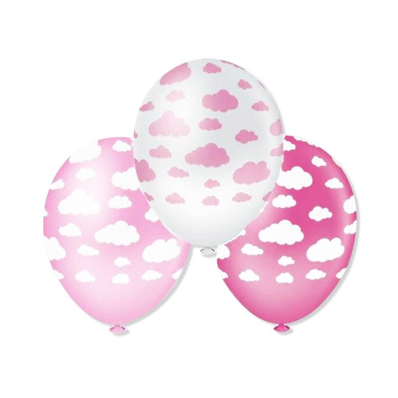 Balao-Decorado-Nuvem-Rosa-Tamanho-10-c-25---Pic-Pic