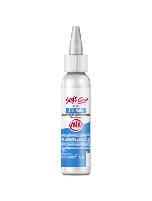 Corante Soft Gel Azul Jeans 25g - Mix