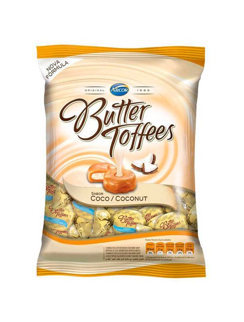 Bala Butter Toffees Coco 100g - Arcor