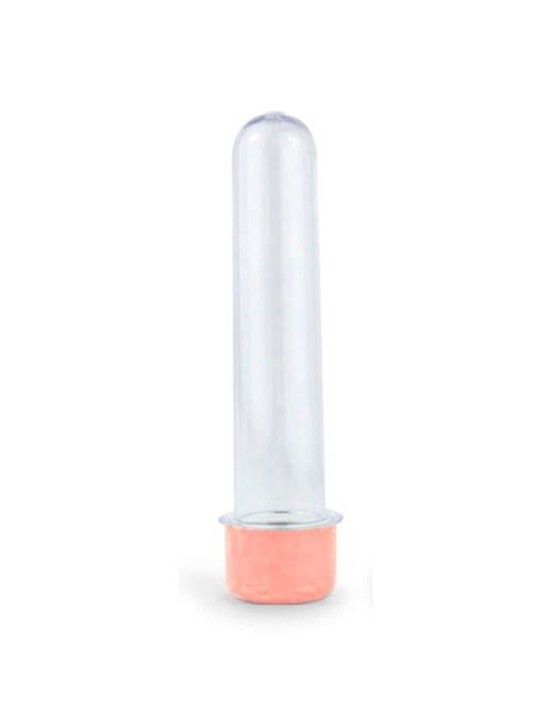 Tubete Rosa Bebê Grande c/10 - Mirandinha