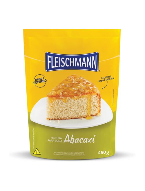 Mistura para Bolo Abacaxi 450g - Fleischmann